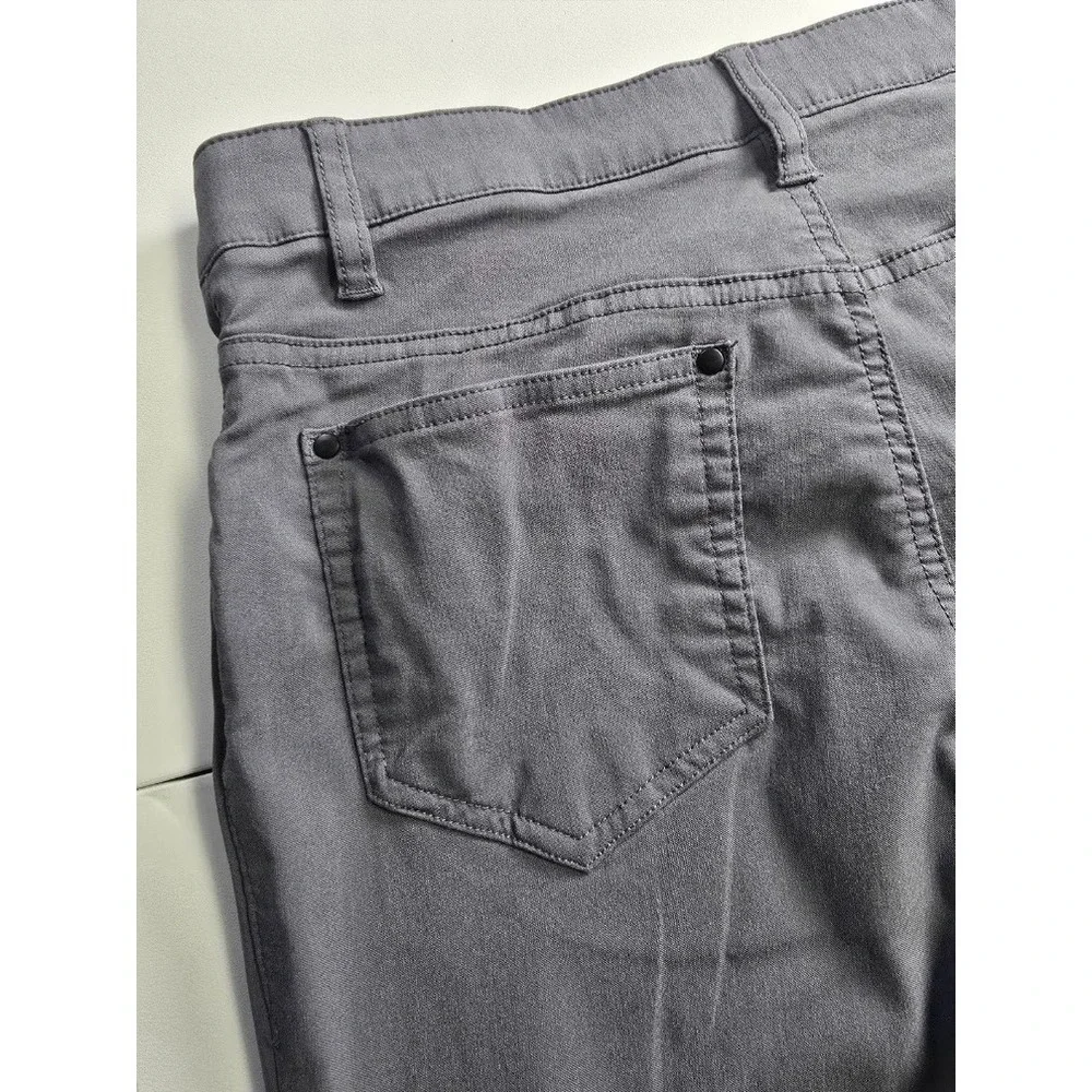 Awareness Kenneth Cole Men's Flex Relaxed Fit Gray Pants Casual Workwear 30x32